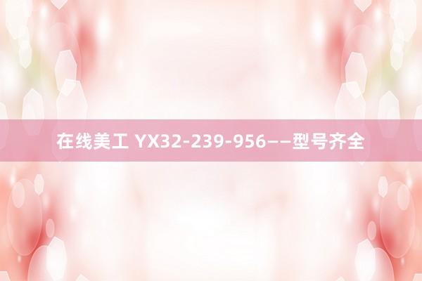 在线美工 YX32-239-956——型号齐全